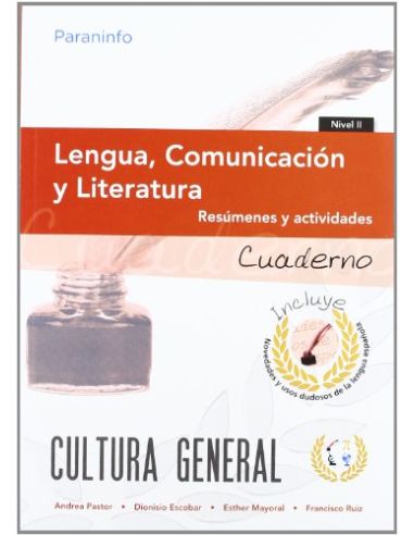 Cuaderno De Trabajo. Lengua, Comunicación Y Literatura. Nivel 2