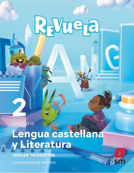 Lengua Castellana Y Literatura. 2 Primaria. Trimestres. Revuela. Comunidad De Madrid