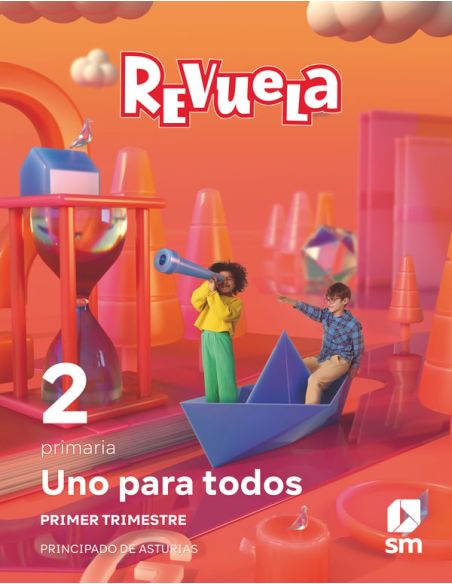 Método Globalizado. Uno Para Todos. 1 Trimestre. 2 Primaria. Revuela. Principado De Asturias