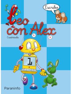 Leo Con Alex. Escritura 1. Cuadrícula (Educación Infantil)