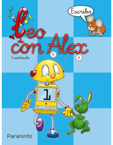 Leo Con Alex. Escritura 1. Cuadrícula (Educación Infantil)