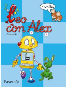 Leo Con Alex. Escritura 6. Cuadrícula (Educación Infantil)