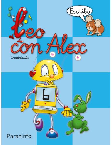 Leo Con Alex. Escritura 6. Cuadrícula (Educación Infantil)