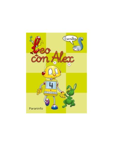 Leo Con Alex. Escritura 4. Pauta (Educación Infantil)