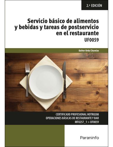 Servicio Básico De Alimentos Y Bebidas Y Tareas De Postservicio En El Restaurante