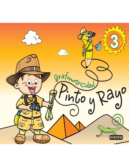 Pinto Y Rayo, Grafomotricidad, Educación Infantil. Cuaderno 3