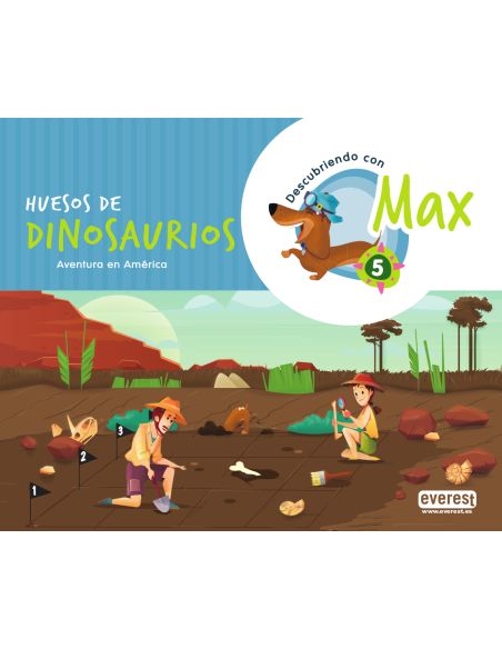 Descubriendo Con Max 5. Huesos De Dinosaurios. Libro Del Alumno.