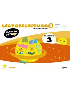Planeta Letrón. Lectoescritura. Nivel 2. Cuaderno 3. Cuadrícula