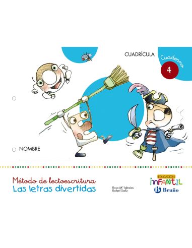 Las Letras Divertidas Cuadrícula Cuaderno 4