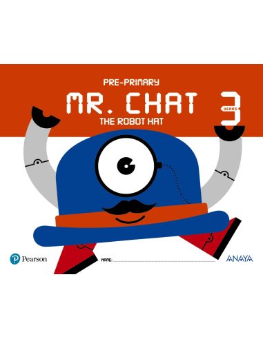 Mr. Chat The Robot Hat 3 Years.