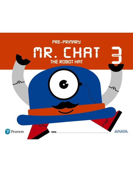 Mr. Chat The Robot Hat 3 Years.