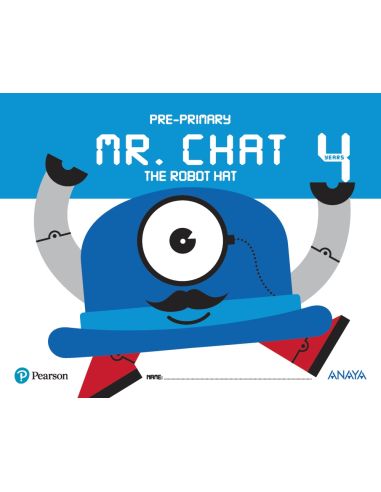 Mr. Chat The Robot Hat 4 Years.