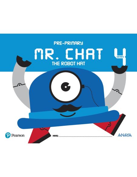 Mr. Chat The Robot Hat 4 Years.