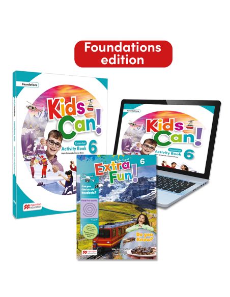 Kids Can!  Foundations 6 Essential Activity Book & Extra Fun: Con Acceso A La Versión Digital