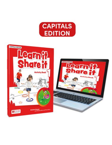 Learn It Share It 1 Activity Book Capital: Cuaderno Actividades Versión Mayúscula Impreso/Digital