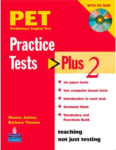 Pet Practice Tests Plus 2: Book With Cd-Rom