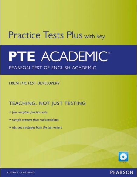 Pearson Test Of English Academic Practice Tests Plus And Cd-Rom With Key