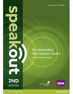 Speakout Pre-Intermediate 2Nd Edition Flexi Students' Book 1 With Myengl