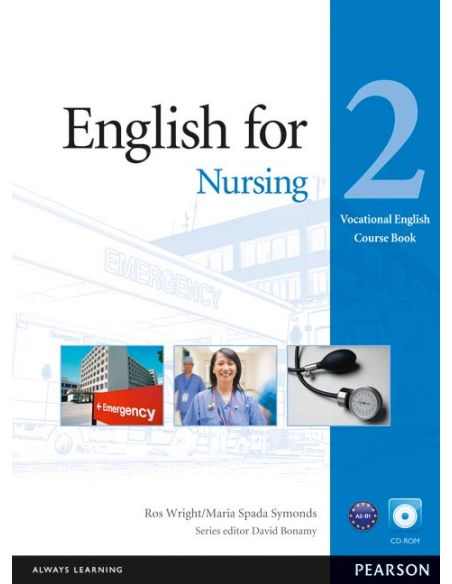 English For Nursing Level 2 Coursebook And Cd-Rom Pack