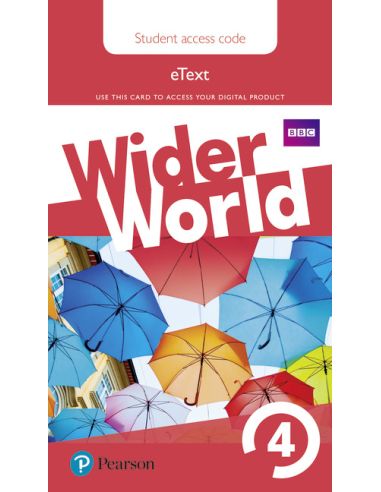Wider World 4 Ebook Students' Access Card