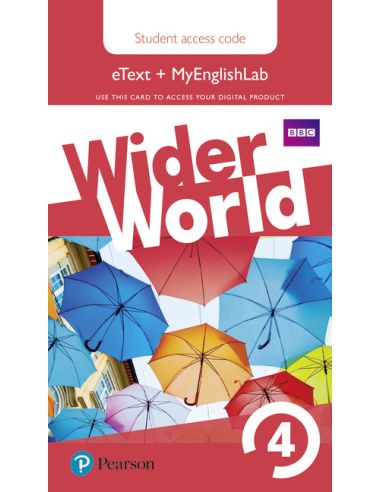 Wider World 4 Myenglishlab & Ebook Students' Access Card