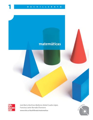Matematicas. 1 Bachillerato