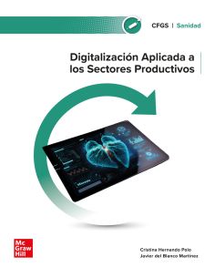 Digitalización Aplicada A Los Sectores Productivos. Grado Superior. Sanidad