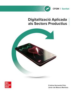 Digitalització Aplicada Als Sectors Productius . Grau Mitjà. Sanitat