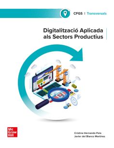 Digitalització Aplicada Als Sectors Productius . Grau Superior