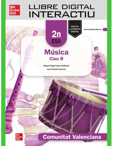 Llibre De Treball. Música Clau B - 2N Eso. Comunitat Valenciana