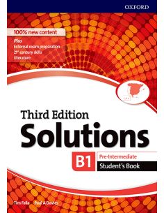 Solutions 3Rd Edition Pre-Intermediate. Student'S Book