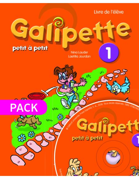 Galipette Petit À Petit 1. Pack Livre De L'Élève + Cd