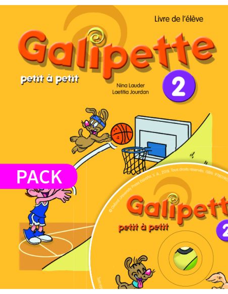 Galipette Petit À Petit 2. Pack Livre De L'Élève + Cd