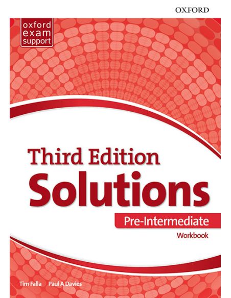 Solutions 3Rd Edition Pre-Intermediate. Workbook Pk