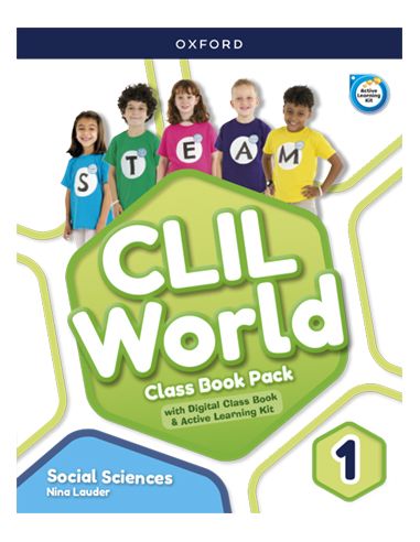 Clil World Social Sciences 1. Class Book Pack (Madrid)