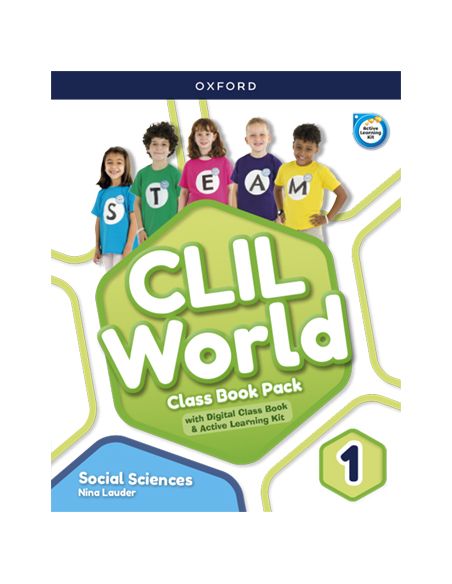 Clil World Social Sciences 1. Class Book Pack (Madrid)