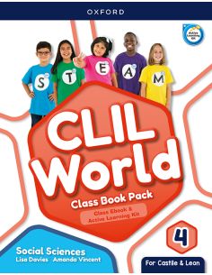 Clil World Social Sciences 4. Class Book (Castile & Leon)