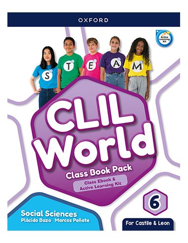 Clil World Social Sciences 6. Class Book (Castile & Leon)