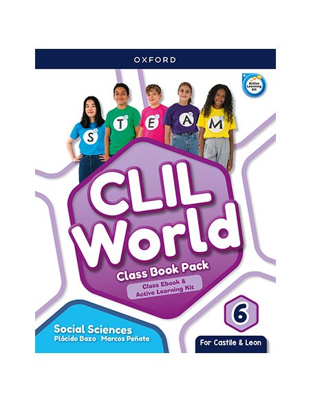 Clil World Social Sciences 6. Class Book (Castile & Leon)