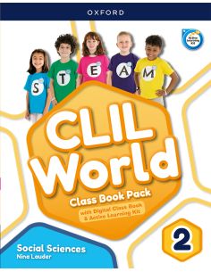 Clil World Social Sciences 2. Class Book Pack (Madrid)