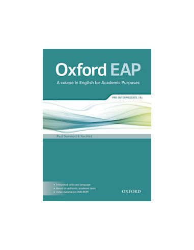 Oxford English For Academic Purposes Pre-Intermediate. Student'S Book + Dvd Pack
