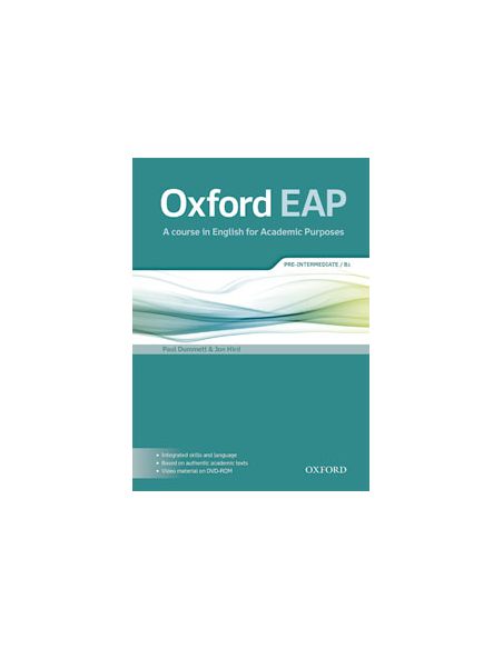 Oxford English For Academic Purposes Pre-Intermediate. Student'S Book + Dvd Pack