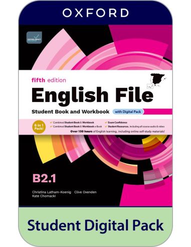 English File 5Th Edition B2.1. Student'S Book And Workbook And Digital Without Key Pack