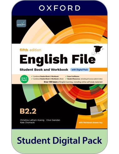 English File 5Th Edition B2.2. Student'S Book And Workbook And Digital With Key Pack