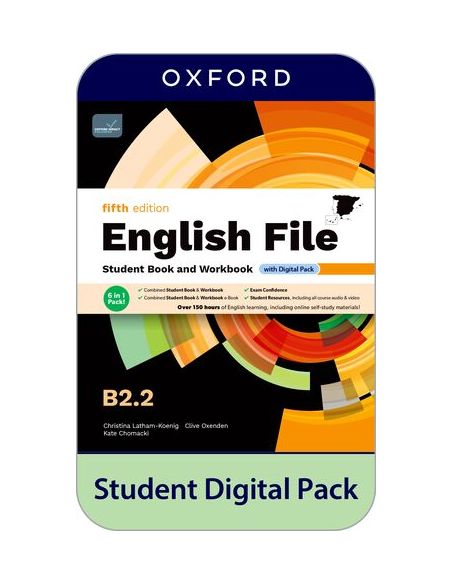 English File 5Th Edition B2.2. Student'S Book And Workbook And Digital Without Key Pack