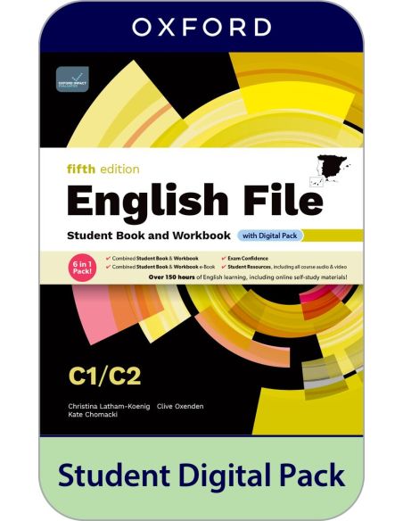 English File 5Th Edition C1-C2. Student'S Book And Workbook And Digital Without Key Pack