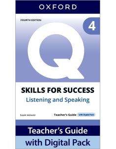 Q Skills For Success (4Th Edition) Listening & Speaking 4: Teacher'S Book Pack