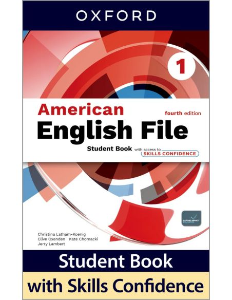 American English File 4Th Edition 1. Student'S Book With Access To Skills Confidence