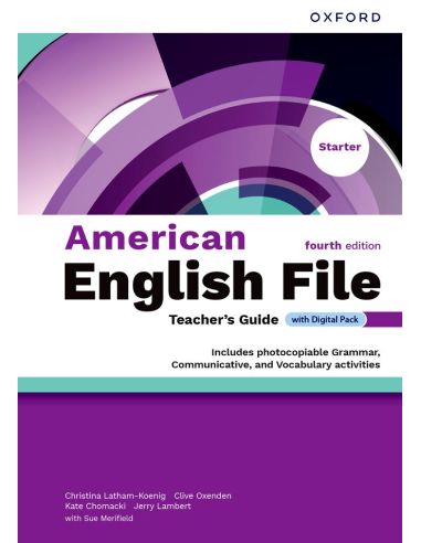 American English File 4Th Edition Starter. Teacher'S Book Pack