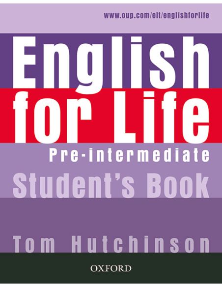 English For Life Pre-Intermediate. Student'S Book